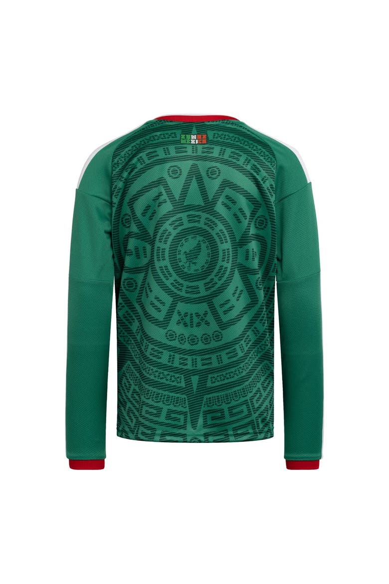 Youth adidas  Green Mexico National Team FIFA x World Cup 2026 Home Replica Long-Sleeve Jersey, Alternate, color, Green