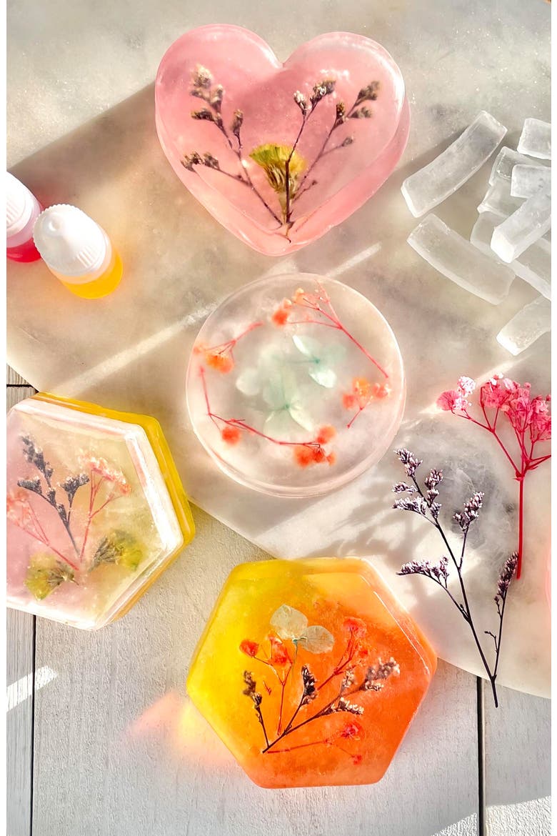 Flower Power DIY Soaps Kit, Alternate, color, MULTI