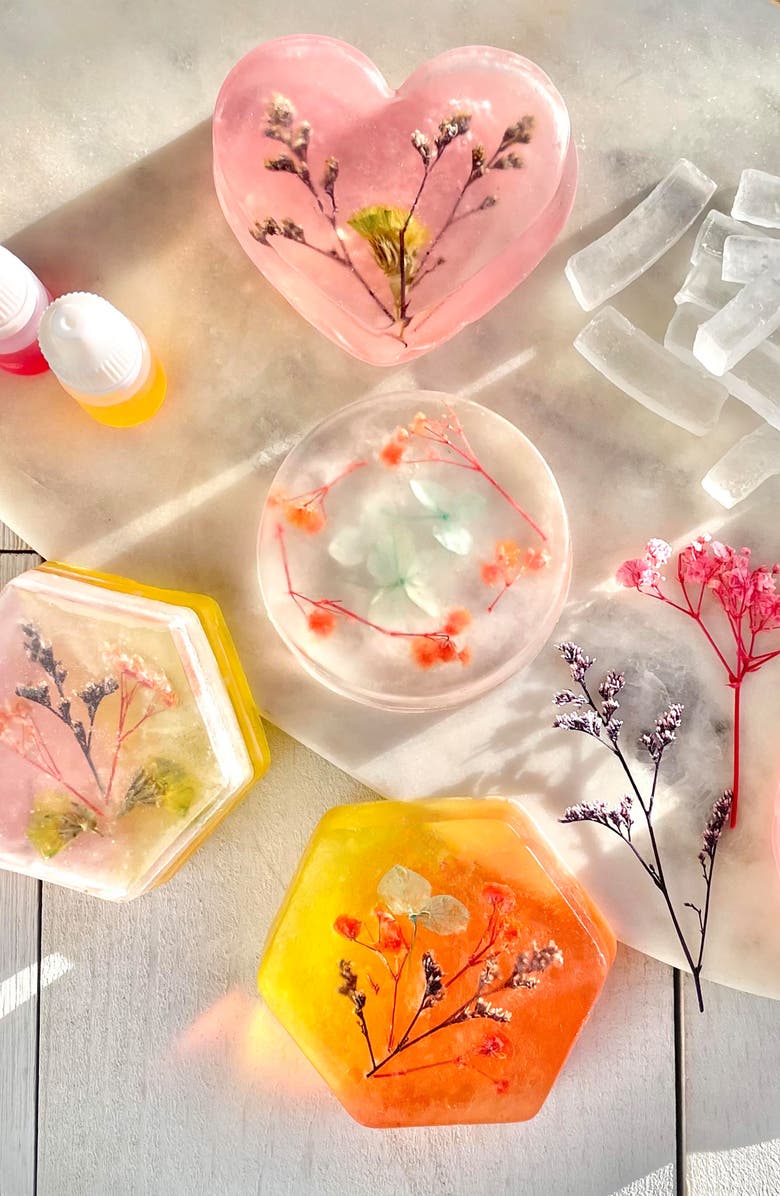 BRIGHT STRIPES Flower Power DIY Soaps Kit, Alternate, color, Multi