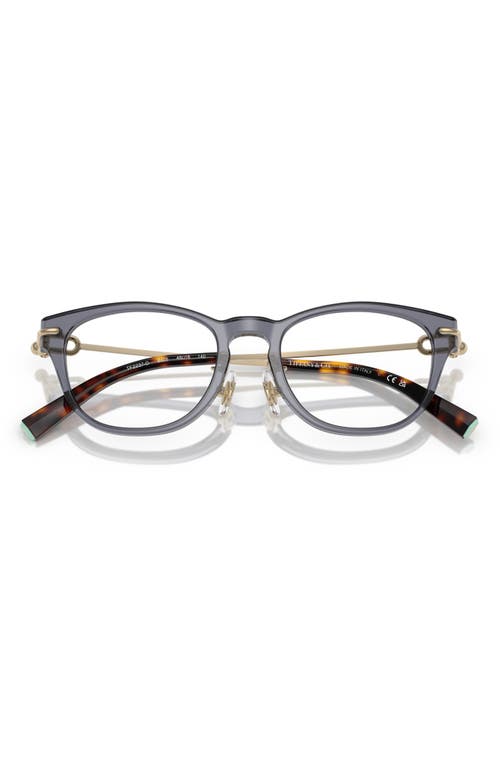 Tiffany & Co . 48mm Small Pillow Optical Glasses In Violet
