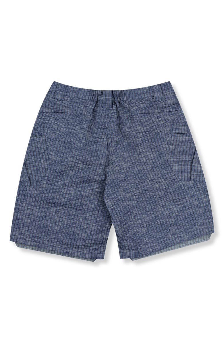 PLEASURES Oval Tactical Cargo Shorts, Alternate, color, Navy