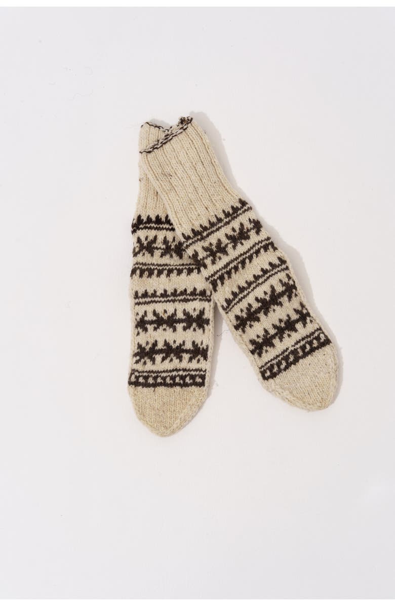 World of Crow Monochrome Rustic Socks, Main, color, 
