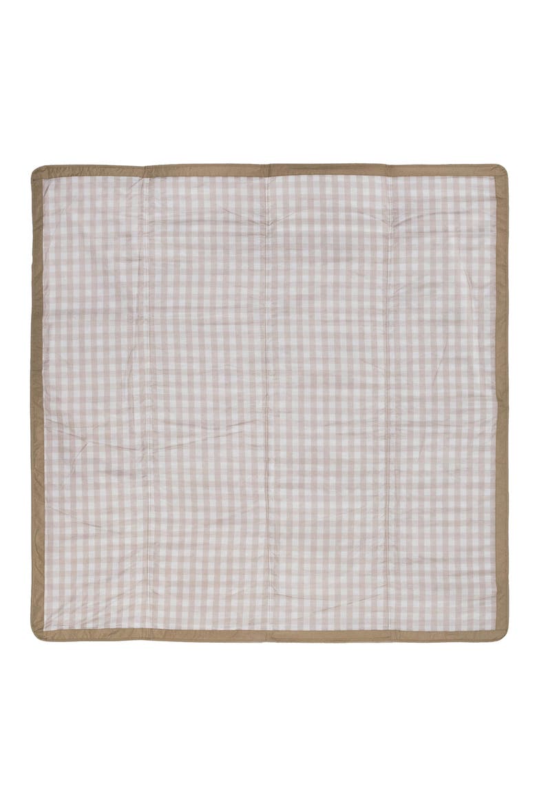 '5 x 5 On-the-Go' Foldable Outdoor Blanket, Alternate, color, BEIGE BUFFALO CHECK
