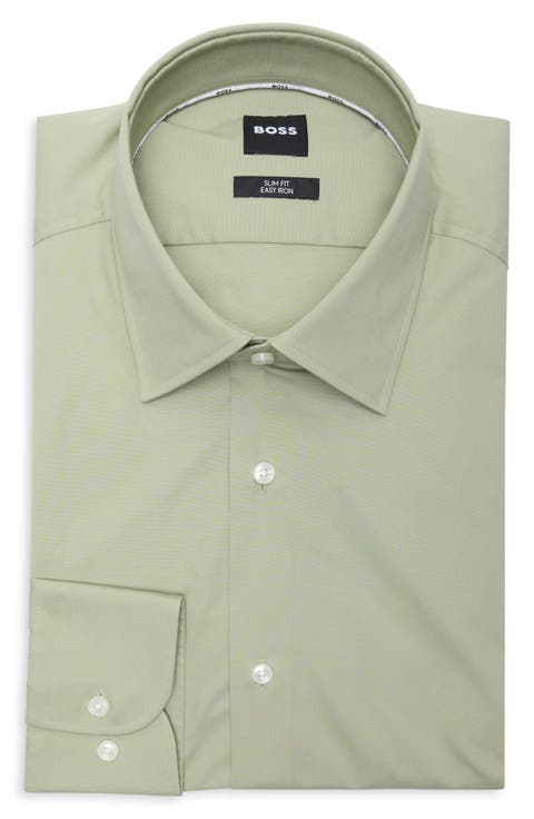 Hank Kent Slim Fit Easy Iron Dress Shirt