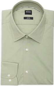 BOSS Hank Kent Slim Fit Easy Iron Dress Shirt