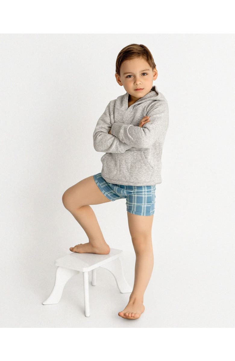 MeMoi 3 Pair Pack Plaid Multi Boxer Briefs, Alternate, color, Blue Multi