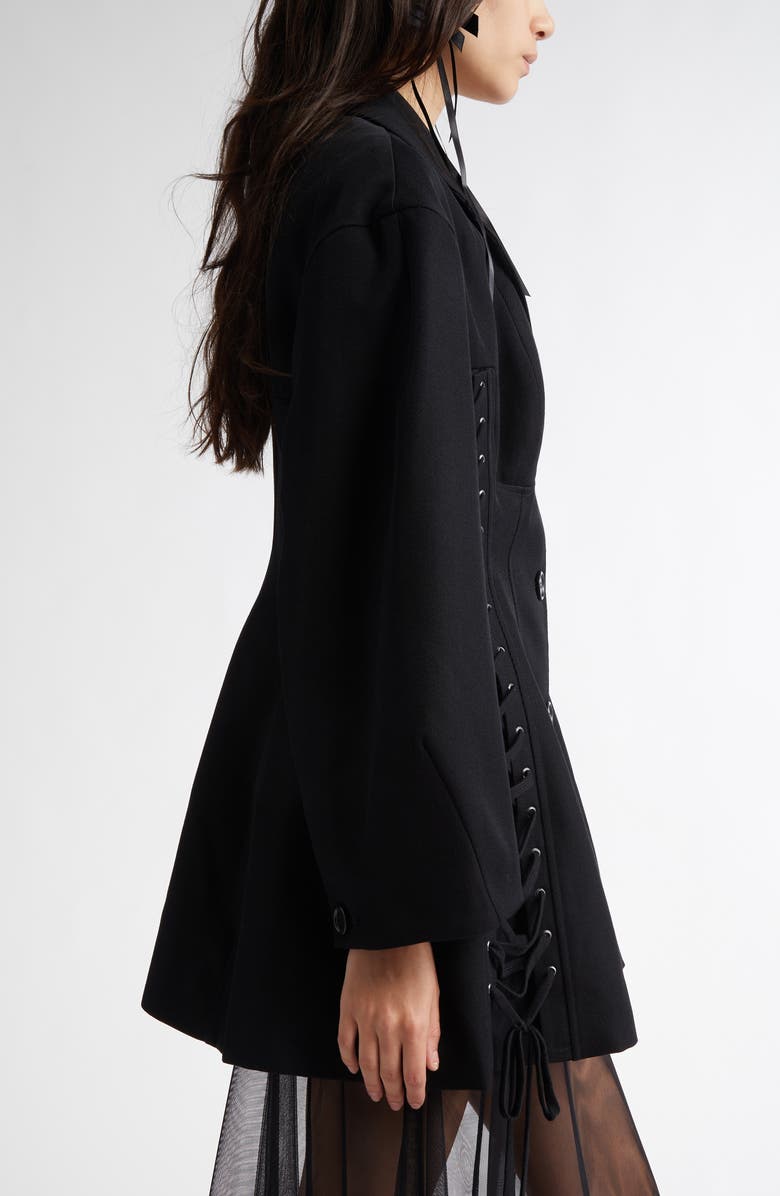 Simone Rocha Sculpted Lace-Up Corset Jacket | Nordstrom