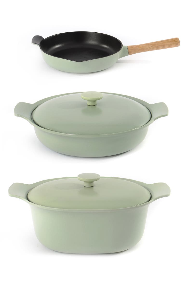 BergHOFF Neo Enameled Cast Iron 5-Piece Set, Main, color, Green