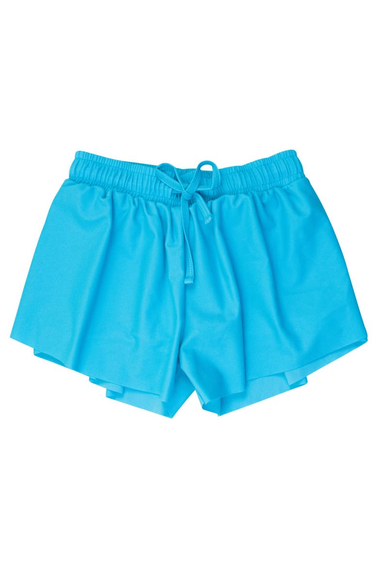 Girls Active Butterfly Shorts, Main, color, Bright Aqua
