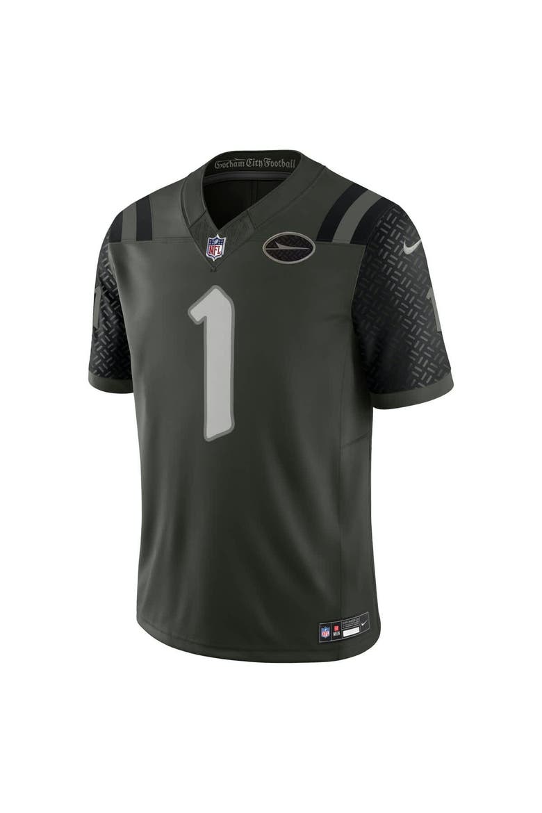 Men's Nike Ahmad Sauce Gardner Gotham Green New York Jets 2025 Rivalries Collection Limited Jersey, Alternate, color, Green