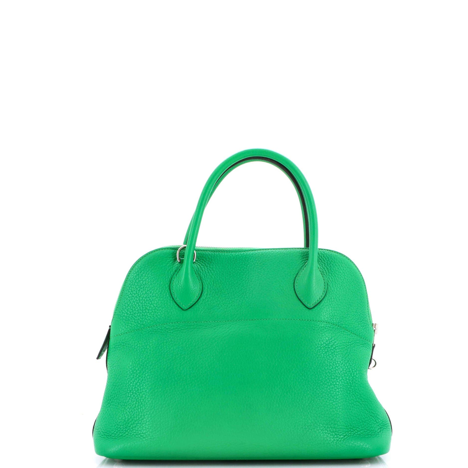 Pre-Owned Hermes Bolide Bag Clemence 31, Alternate, color, Green