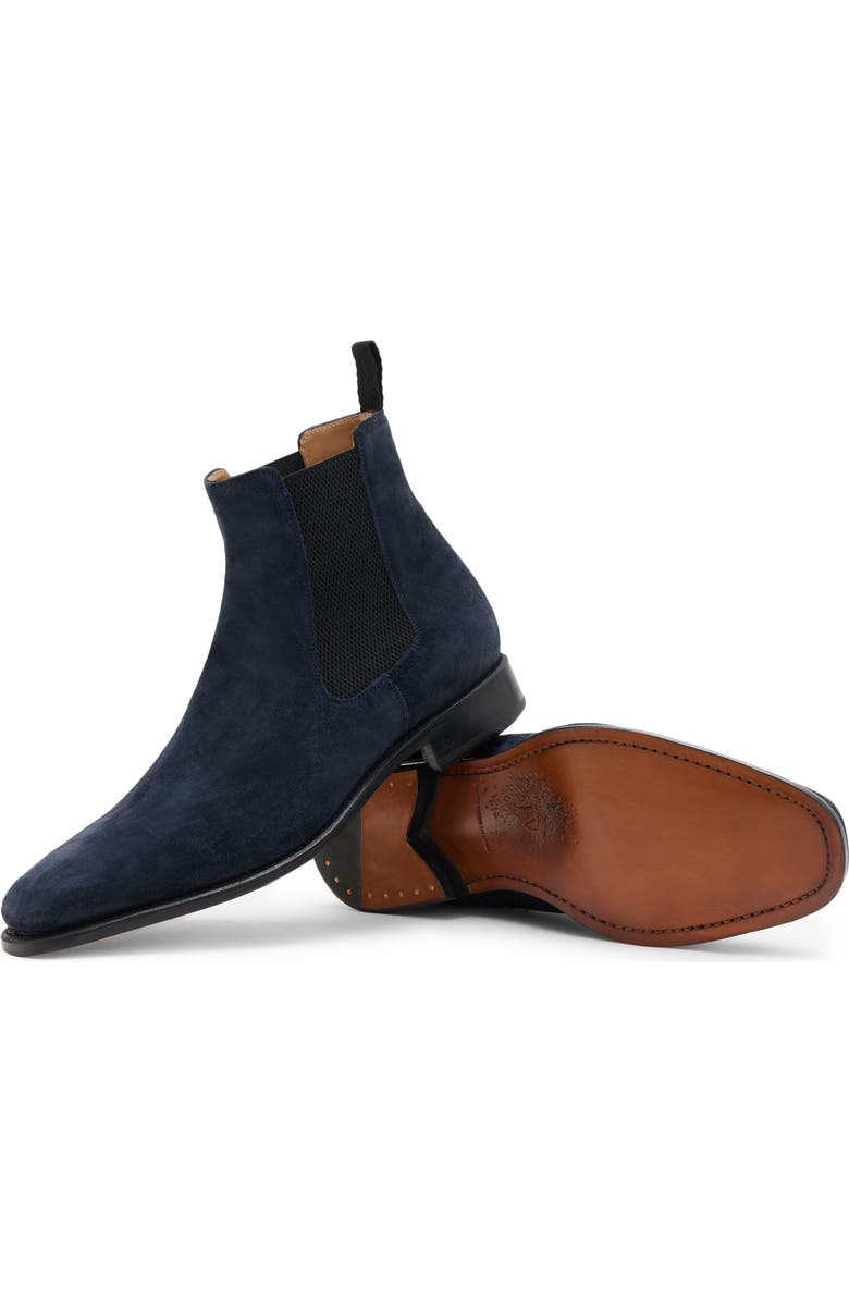 John Varvatos Amsterdam Chelsea Boot, Alternate, color, Navy