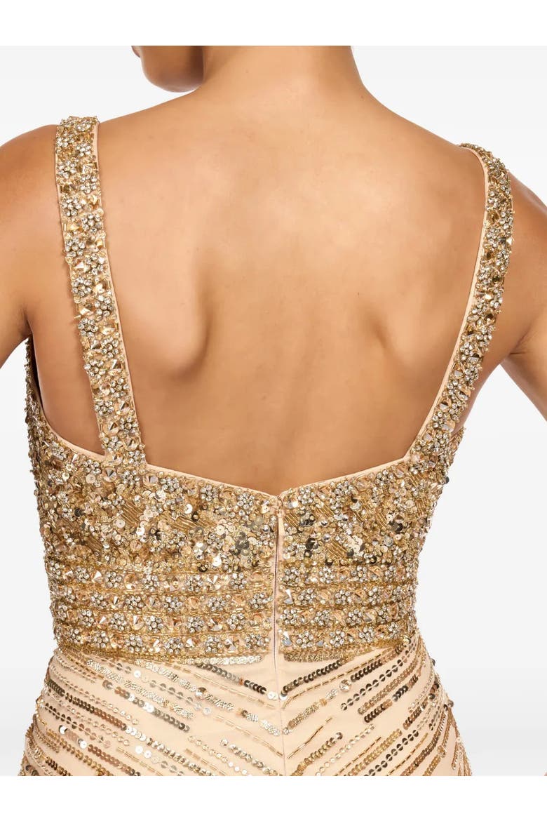 Elixir Sequin-Embellished Maxi Dress, Alternate, color, Illusion