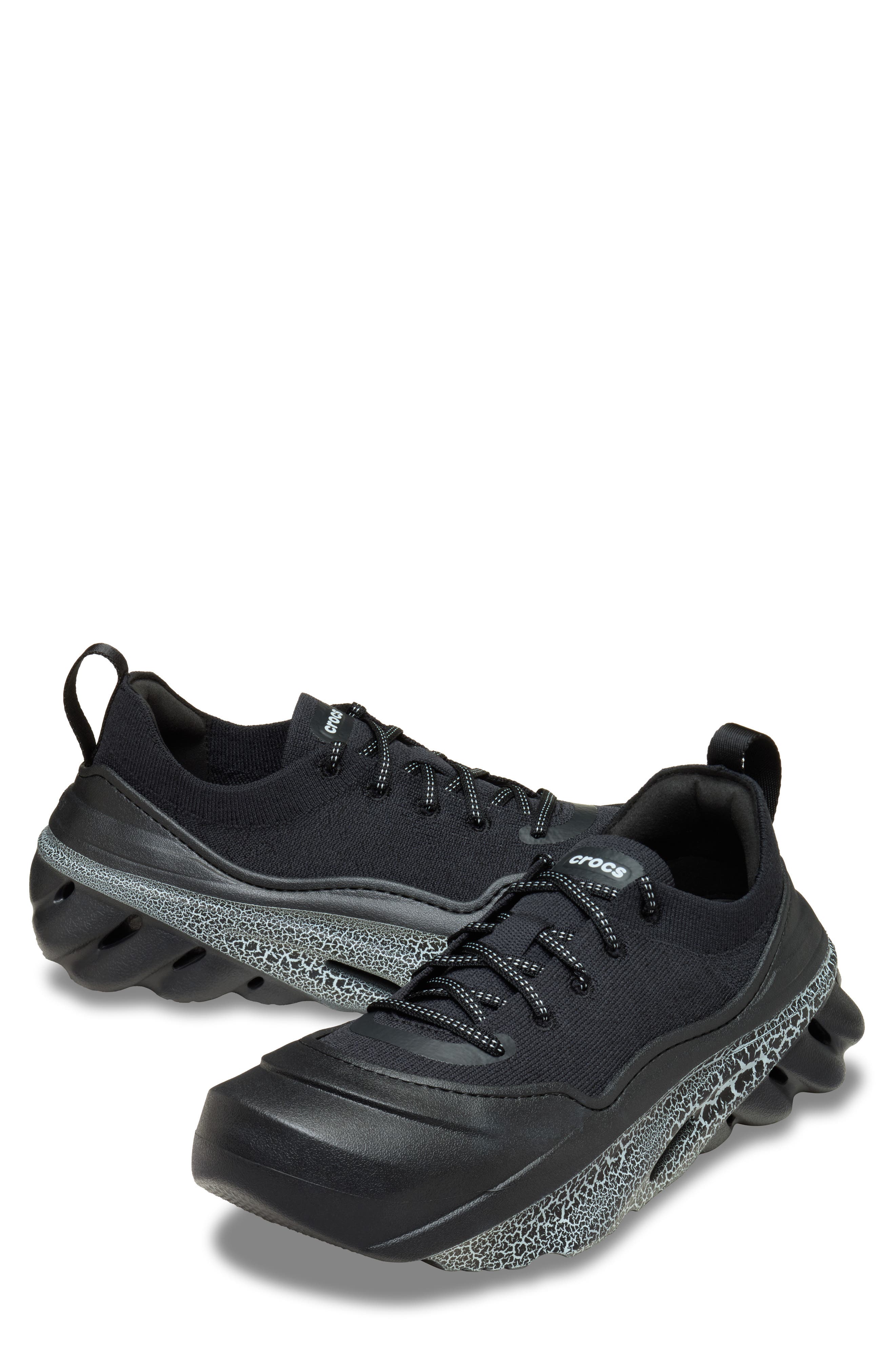 CROCS Echo Surge Sneaker, Alternate, color, Black