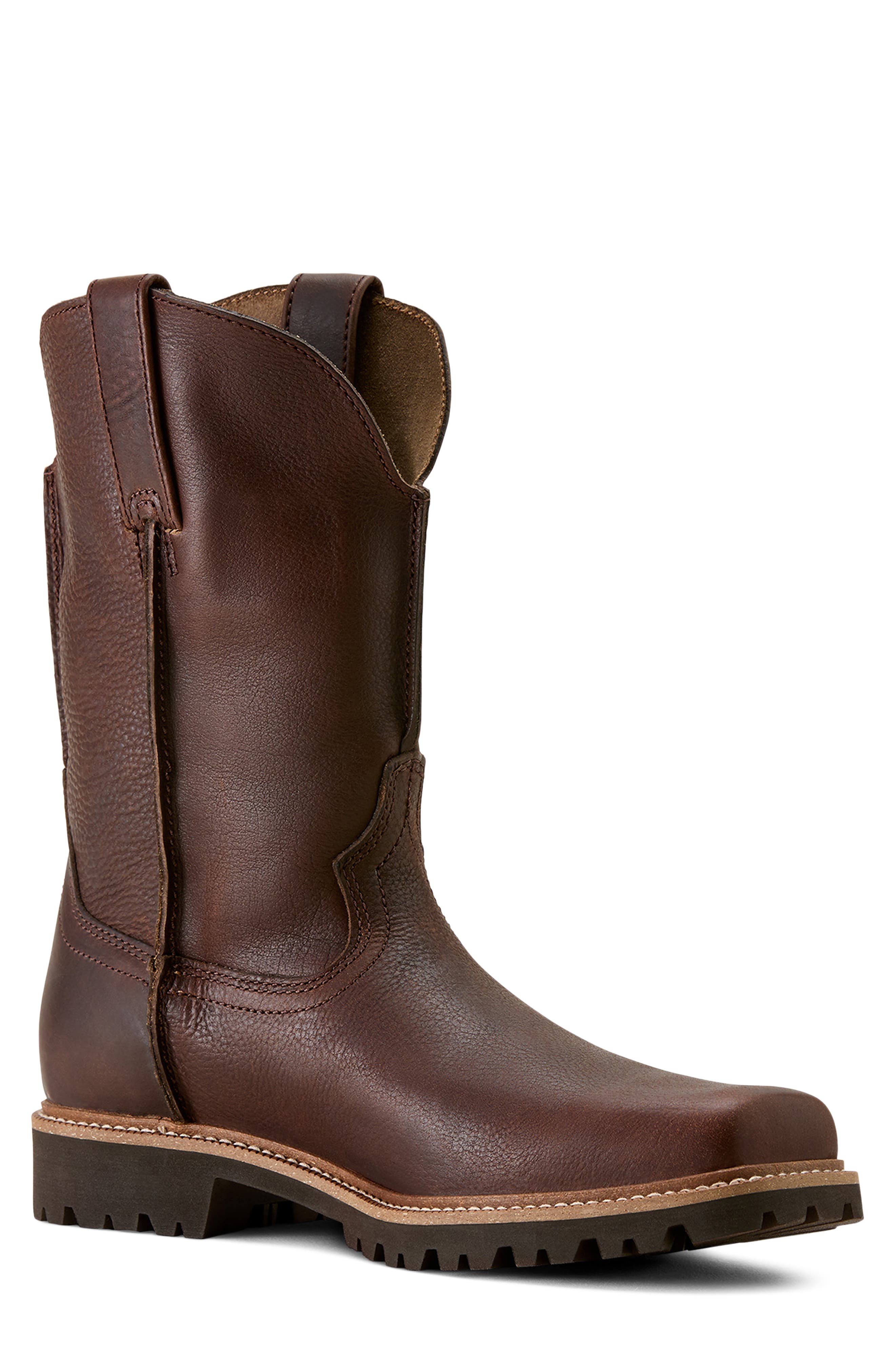 Ariat Stoney Creek Square Toe Western Boot, Main, color, Havana Brown