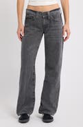 BDG Urban Outfitters Kayla Print Pinstripe Low Rise Wide Leg Jeans