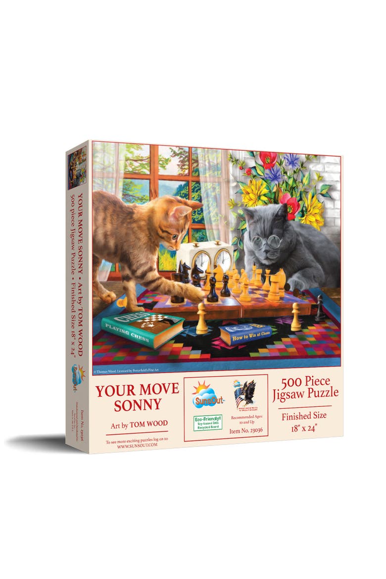 Your Move Sonny 500 piece Jigsaw Puzzle for Adults, Main, color, Multicolor