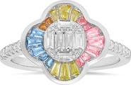Queen Jewels Pastel Clover Ring