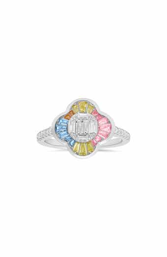 Queen Jewels Pastel Clover Ring