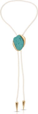 Ettika Turquoise Drift Bolo Necklace