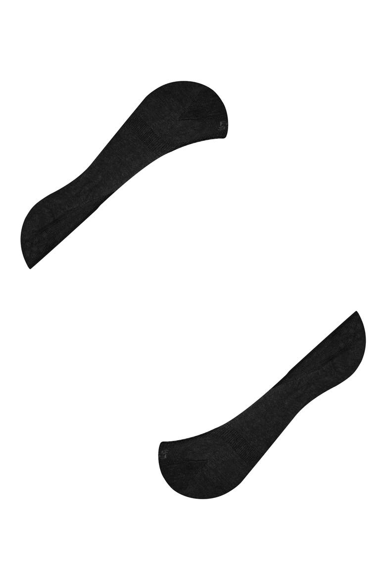Step Medium Invisible Socks, Alternate, color, BLACK