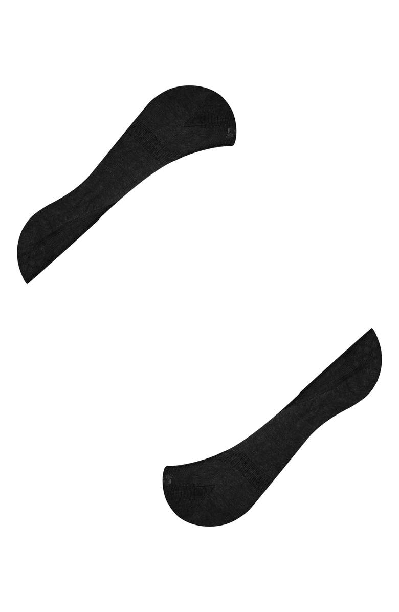 Falke Step Medium Invisible Socks, Alternate, color, Black