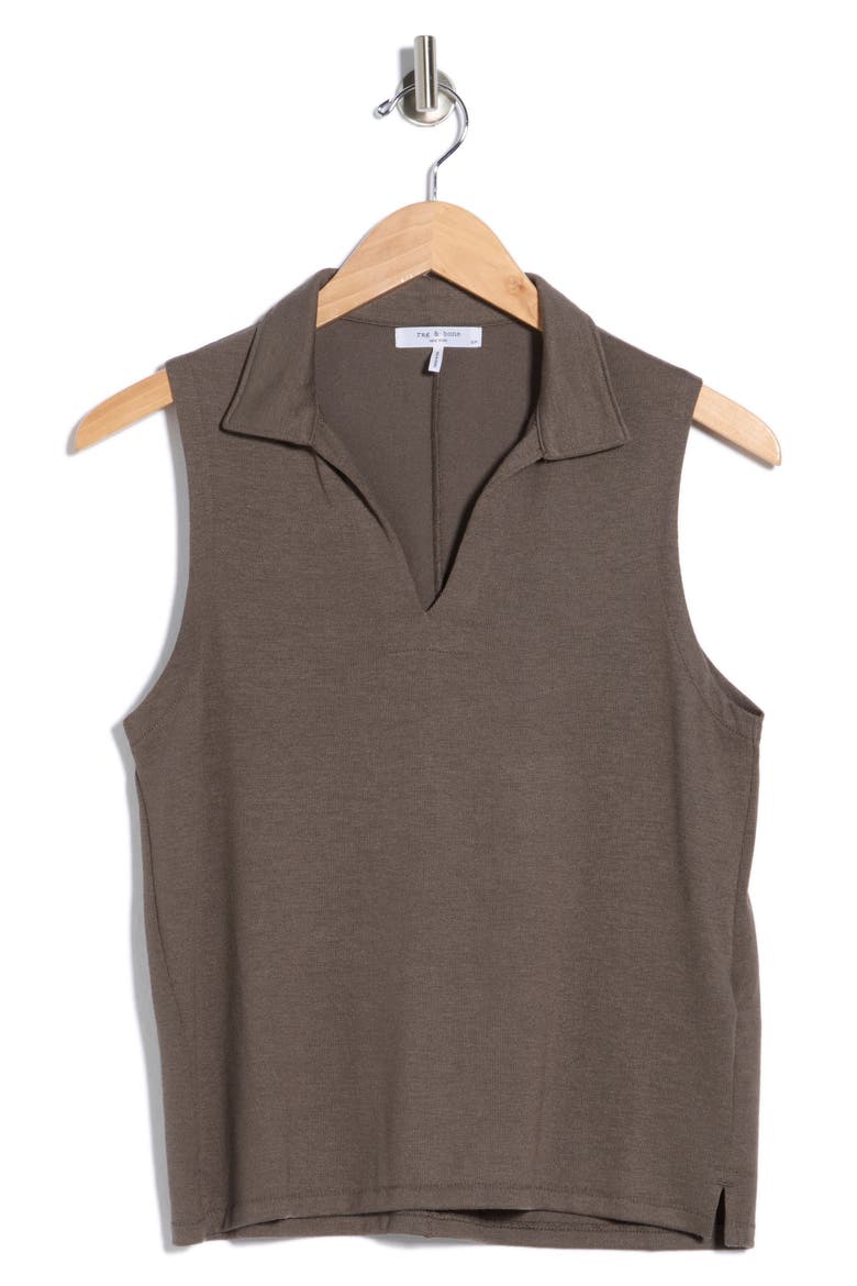 Lea Tank Polo, Alternate, color, MIDOL