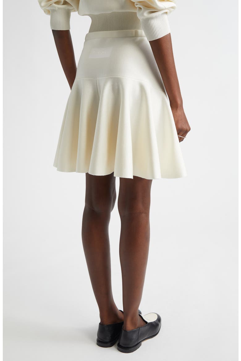 Flared Knit Skirt, Alternate, color, IVORY