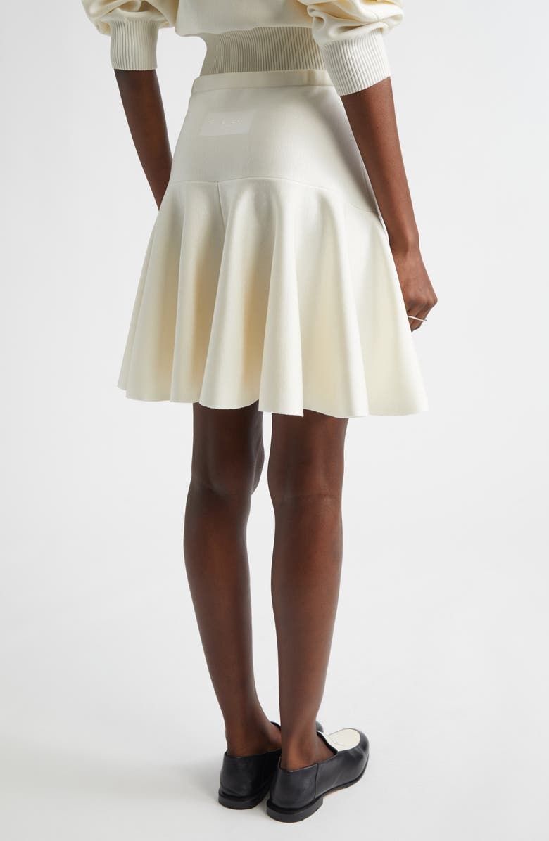 Givenchy Flared Knit Skirt, Alternate, color, Ivory