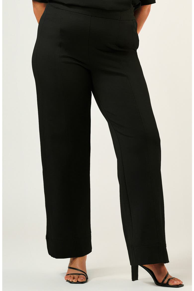 Jolene High Waist Straight Leg Pants, Main, color, BLACK