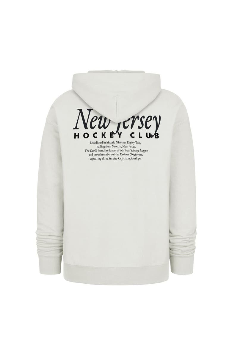 '47 Men's '47 Natural New Jersey Devils Foundation Pullover Hoodie, Alternate, color, Natural