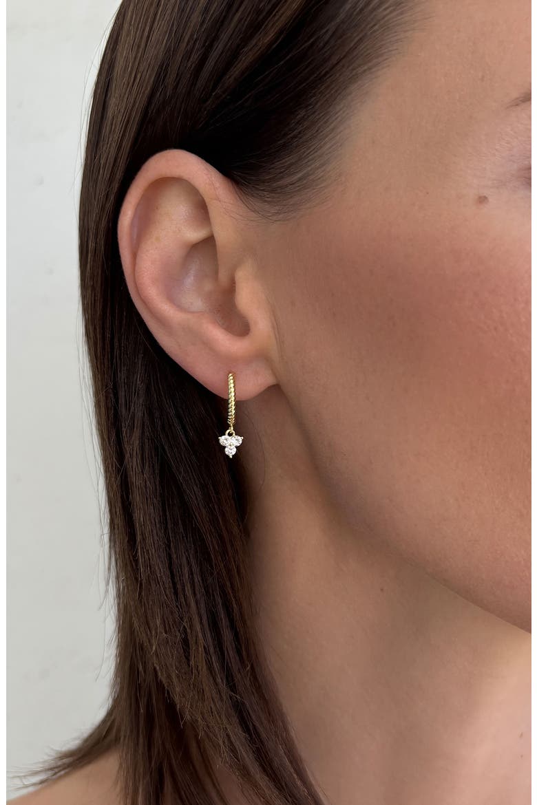 Set of 2 Earrings, Alternate, color, GOLD