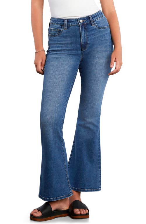 Hint Of Blu Perfect Flare Jeans In Animal Print