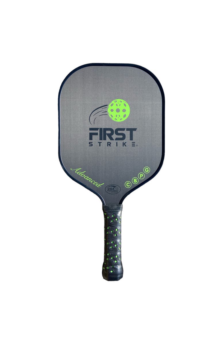 First Strike Pickleball Advanced Pickleball Paddle, 16 x 8 x 0.5", Main, color, Black