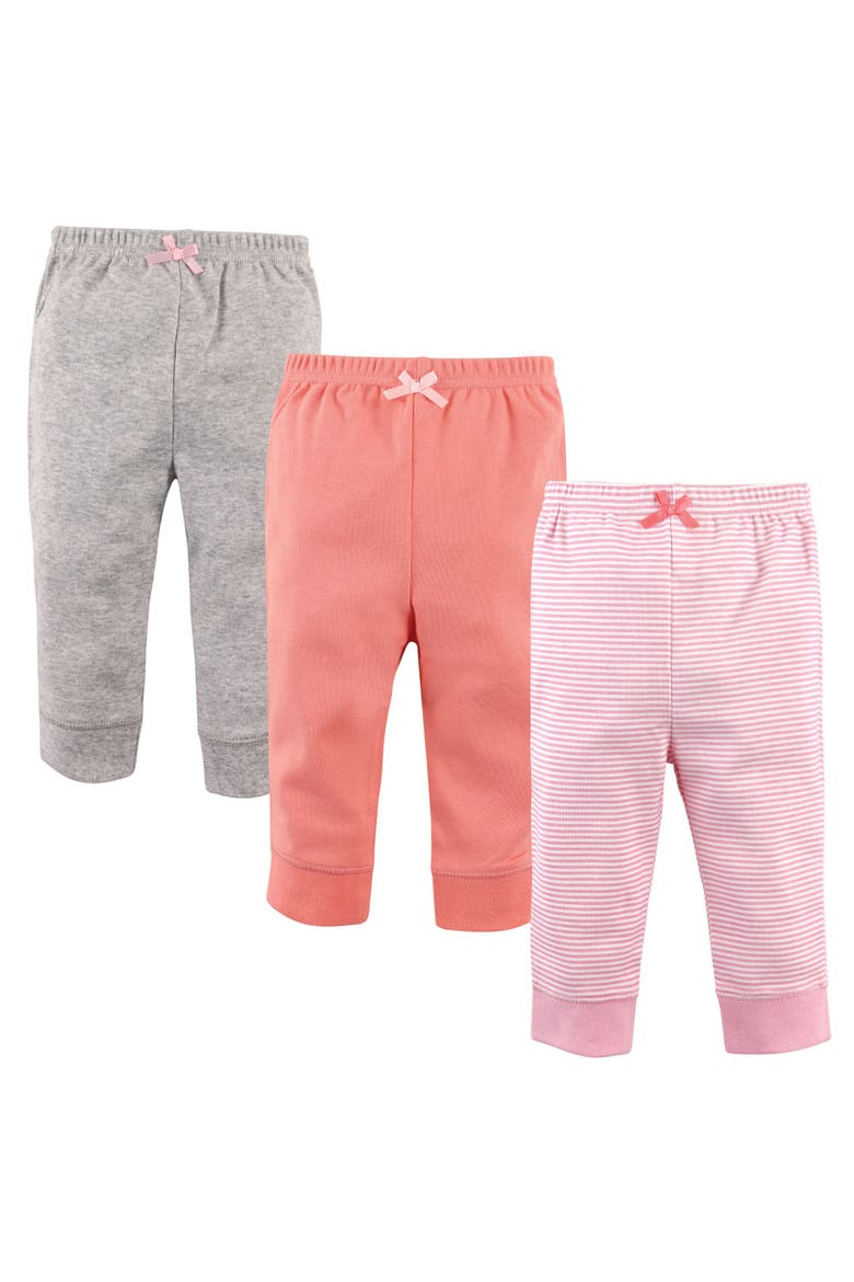 Durable Soft Cotton Pants, Main, color, Stripe Light Pink Coral