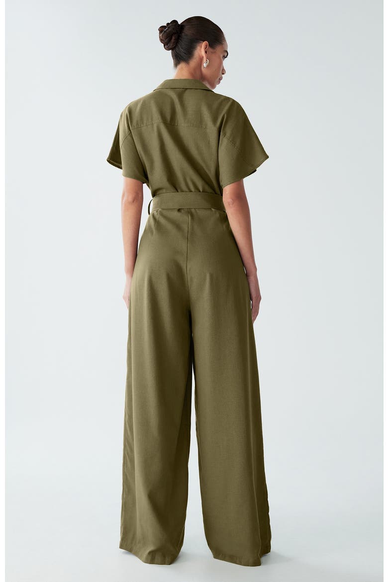 Zel Jumpsuit, Alternate, color, Olive Green