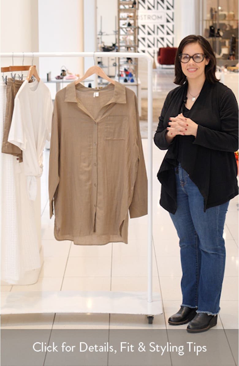 Oversized Cover-Up Shirt, sales video thumbnail