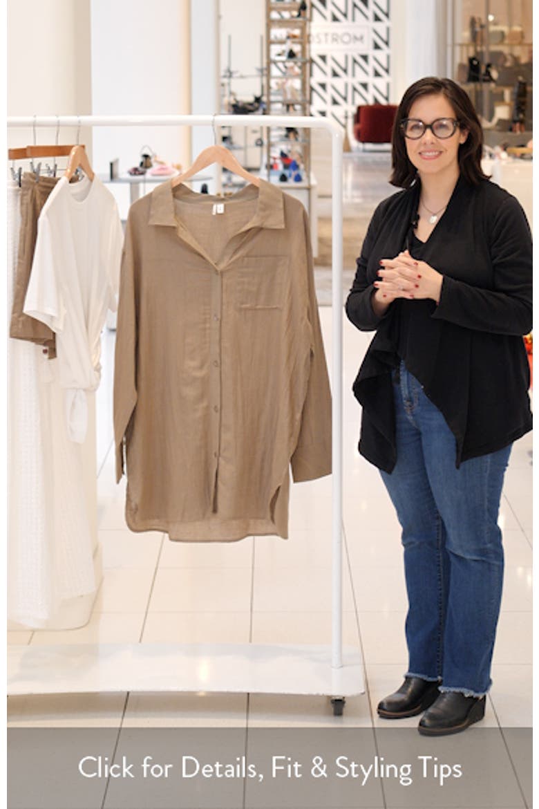 Oversized Cover-Up Shirt video