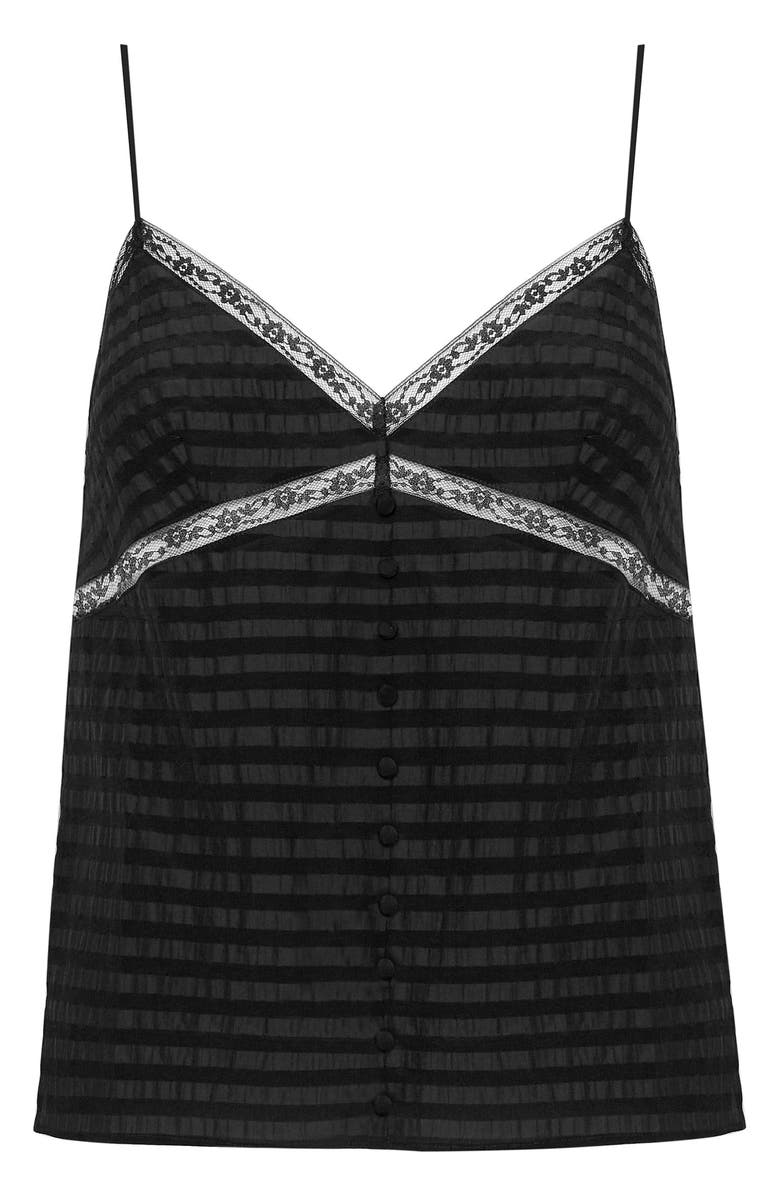 ANINE BING Nadine Silk Blend Camisole, Alternate, color, 