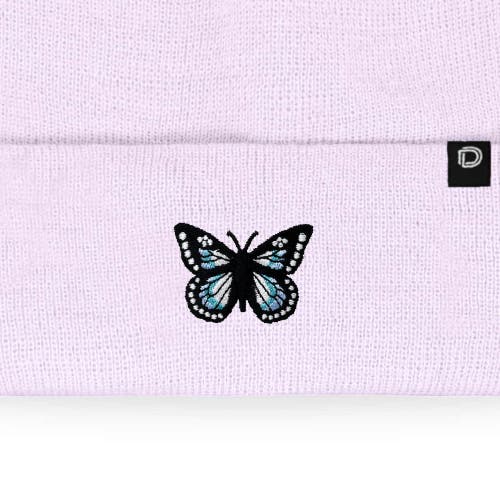 Dalix Butterfly Beanie In Lavender