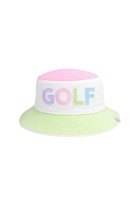 Rainbow Golf Bucket Hat (Toddler, Little Kid, Big Kid)