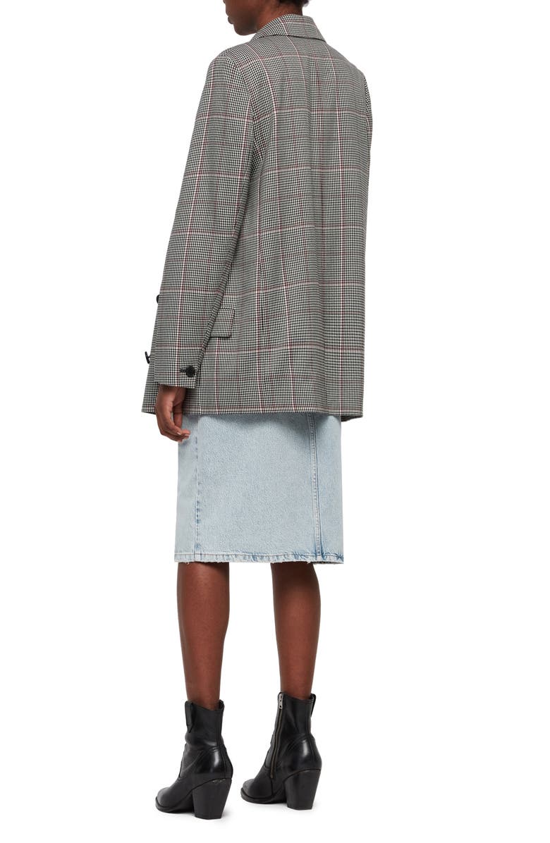 AllSaints Helei Check Oversize Blazer, Alternate, color, 