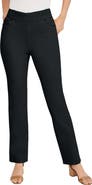 Jessica London Comfort Waist Stretch Denim Straight-Leg Jean