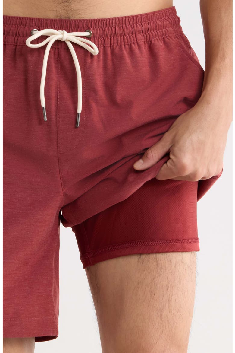 7-Inch Volley Swim Shorts, Alternate, color, RED FIRE