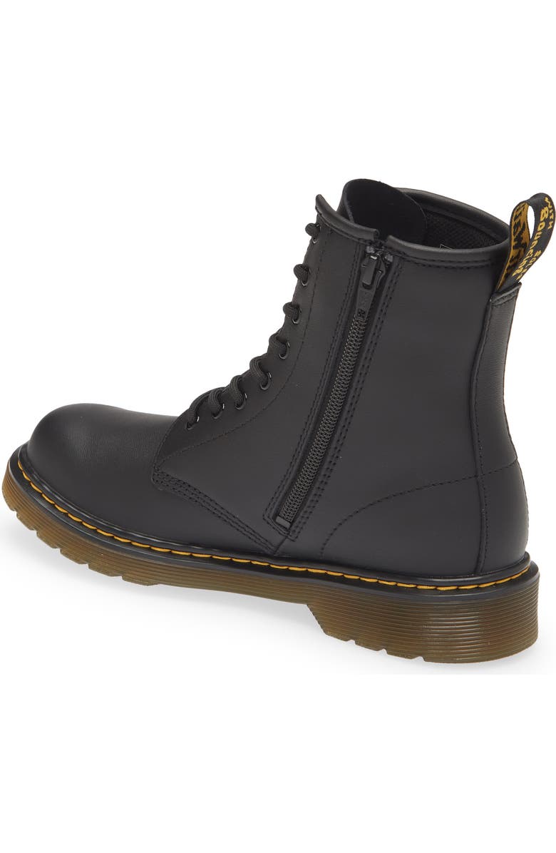 Dr. Martens Kids' 1460 Softy T Leather Lace-Up Boot, Alternate, color, Black