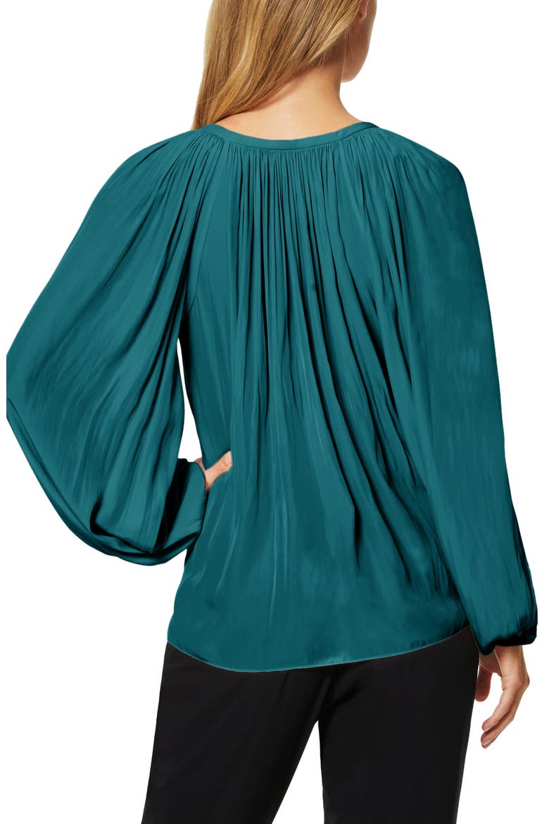 Paris Poet Blouse, Alternate, color, JEWEL BLUE