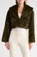 JASON WU Faux Fur Crop Jacket