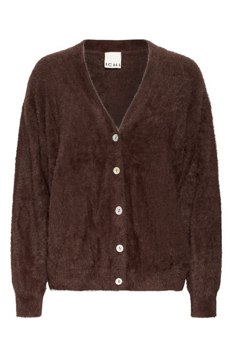 Eyelash Knit Cardigan