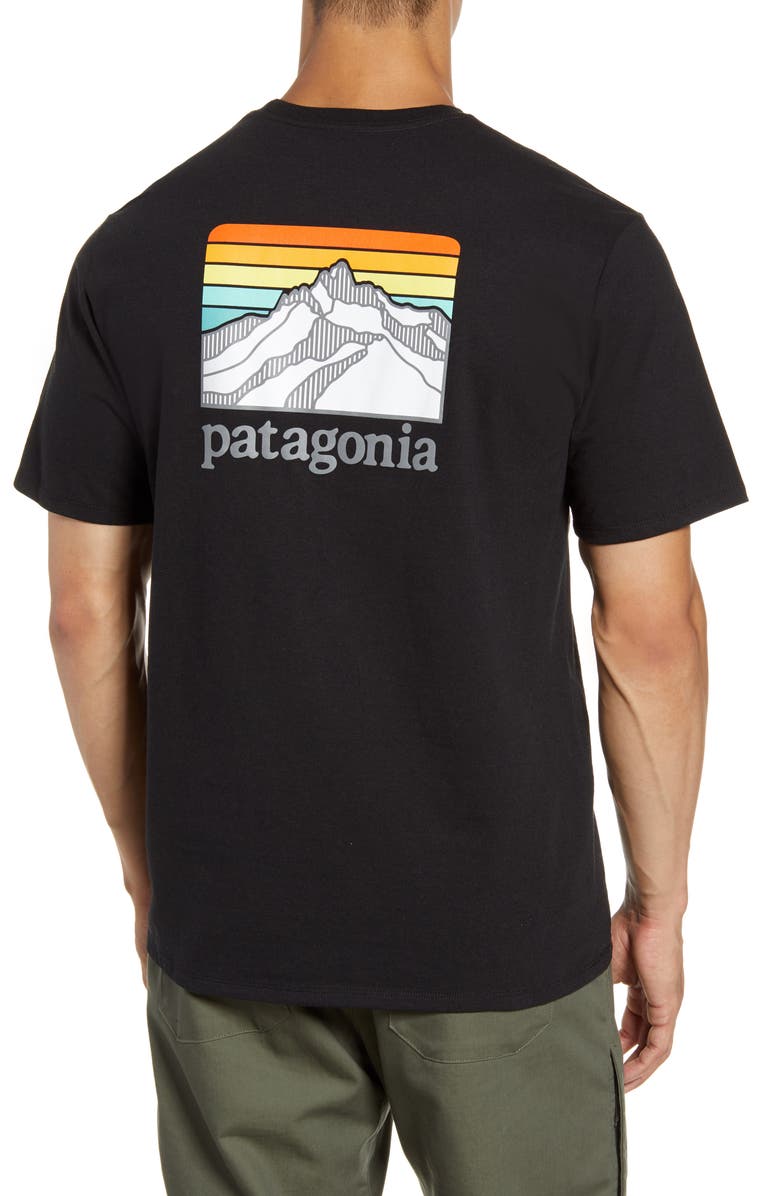 Patagonia Line Logo Ridge Responsibili-Tee Pocket T-Shirt, Alternate, color, 
