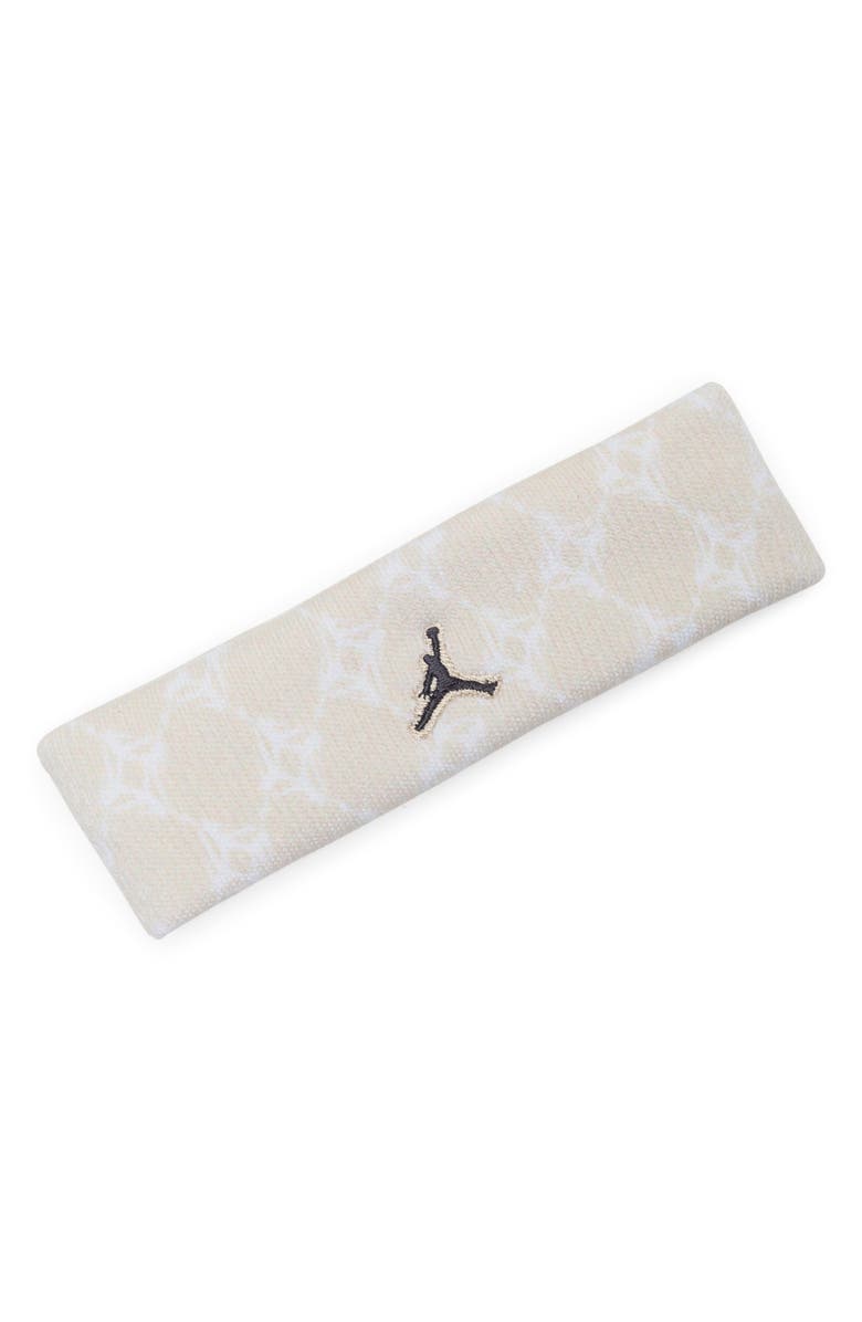 Jordan Jumpman Terry Headband, Main, color, Lightt Orewood /Sail
